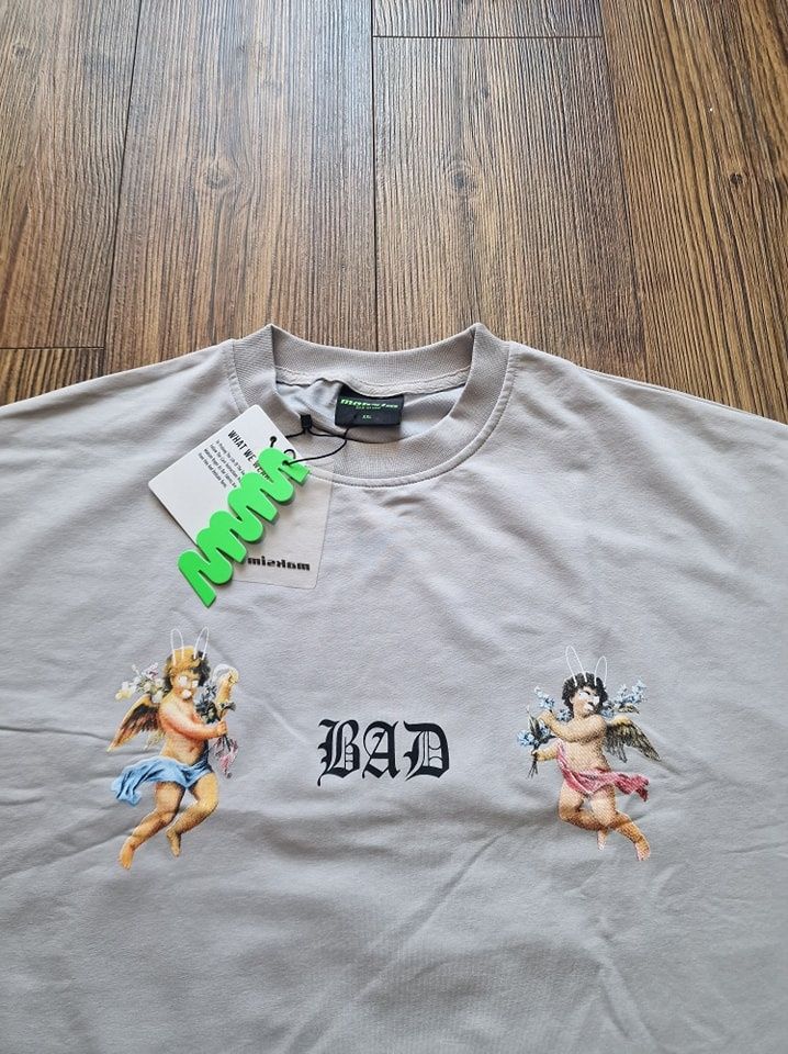 Страхотна мъжка тениска BAD овърсайз размер S M L XL 2XL