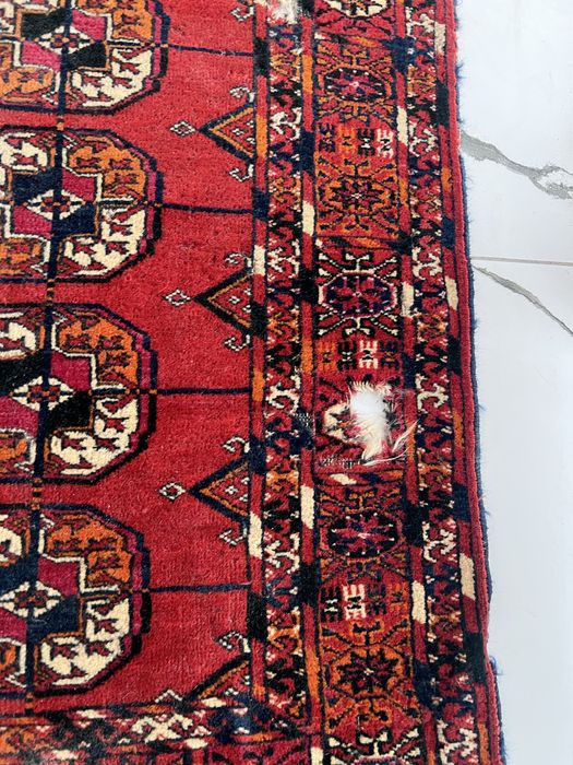 Старинный ковер . Ручной