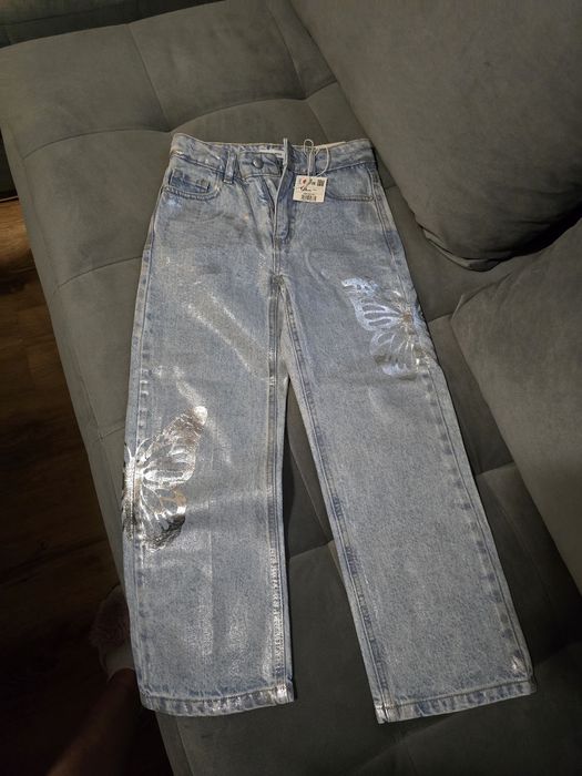 Детски блестящи дънки