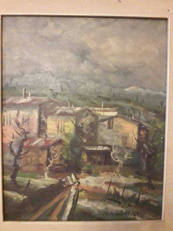 Tablou pictura pe panza semnat Bab Baguia