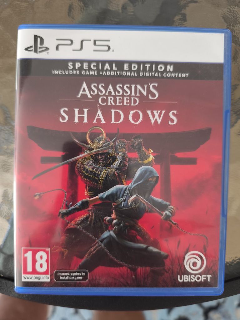 Jocuri Ps5 Assassin's creed shadows și God of war