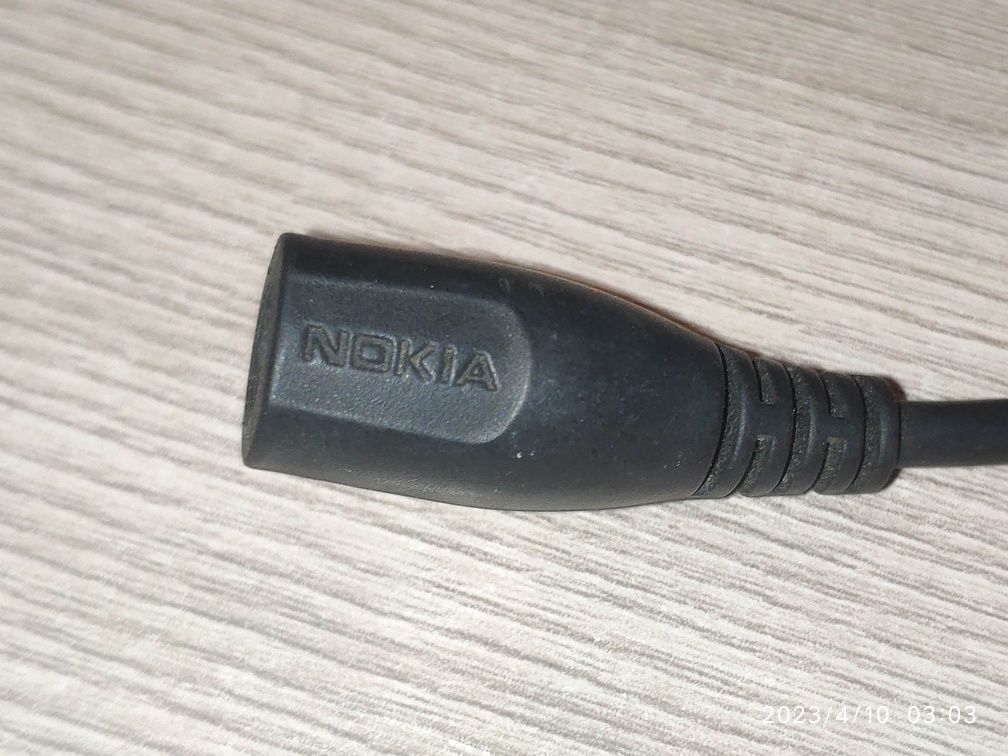 Переходник CA44 с толстого на тонкий для Nokia N95N, original Fintel.