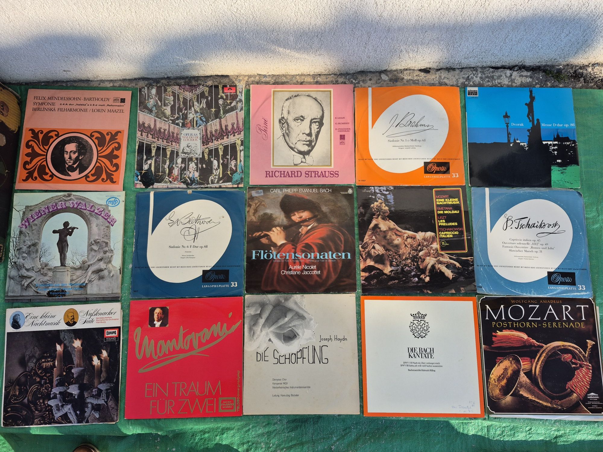 Lot 200LP [bucăți]Discuri Vinil colectie muzica clasică 1960-1990,