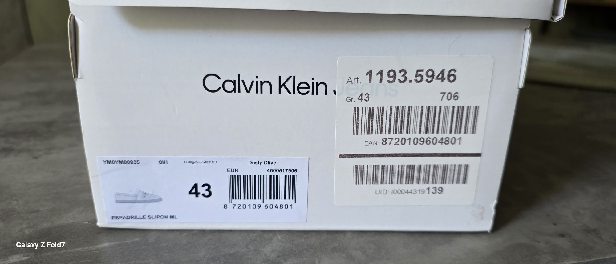 Calvin Klein мокасини