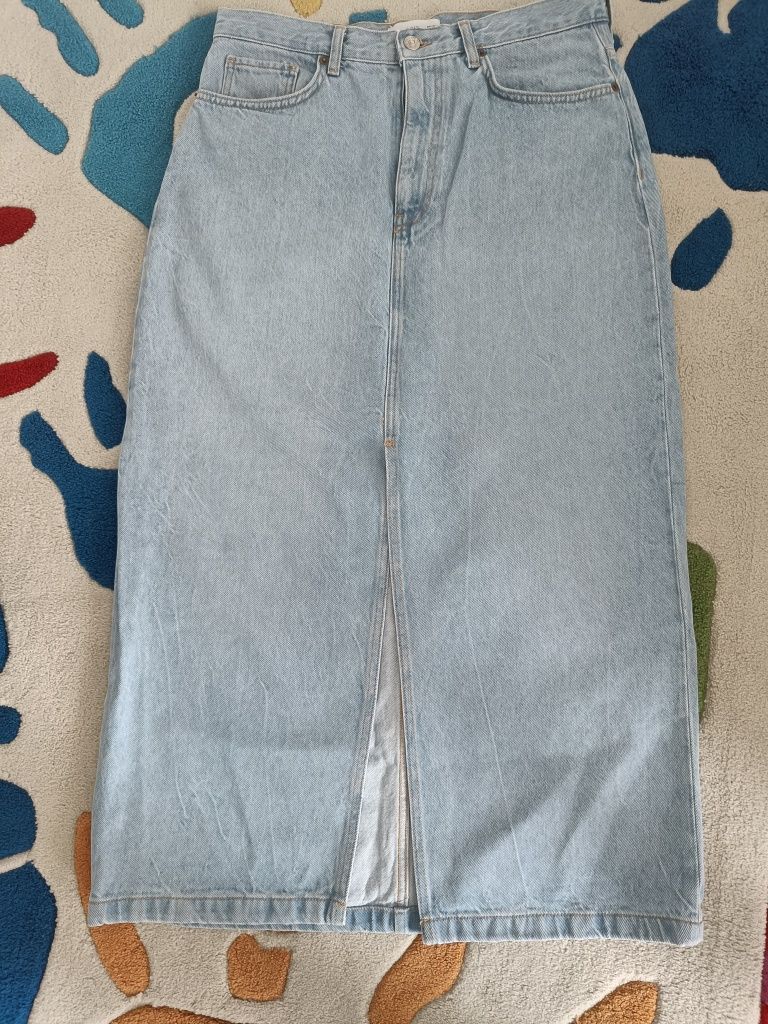 Fusta jeans Mango