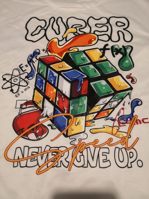 Tricou barbati colorat NOU Cub Rubik