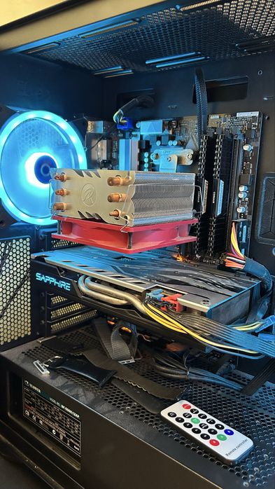 Placa de baza Asus B prime 450 plus cu amd ryzen 7 2700x si 16 gb ram