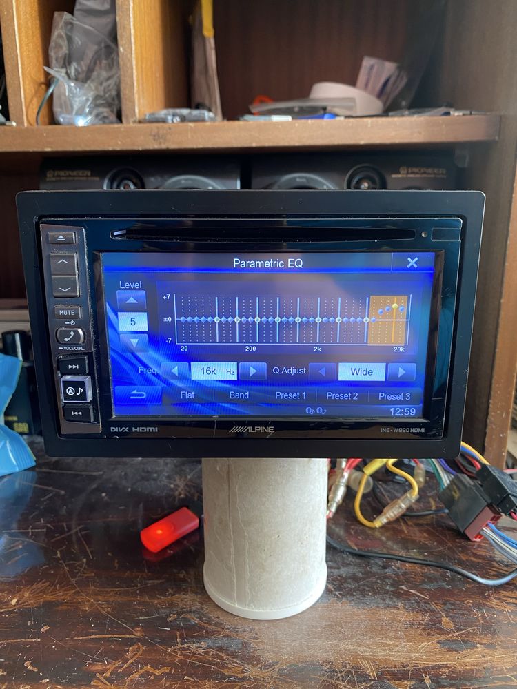 ALPINE INE-W990HDMI - ТОП!! - GPS Навигация USB Bluetooth CD сд радио