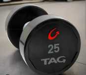 1 бр 25 кг уретанов дъмбел Origin Fitness