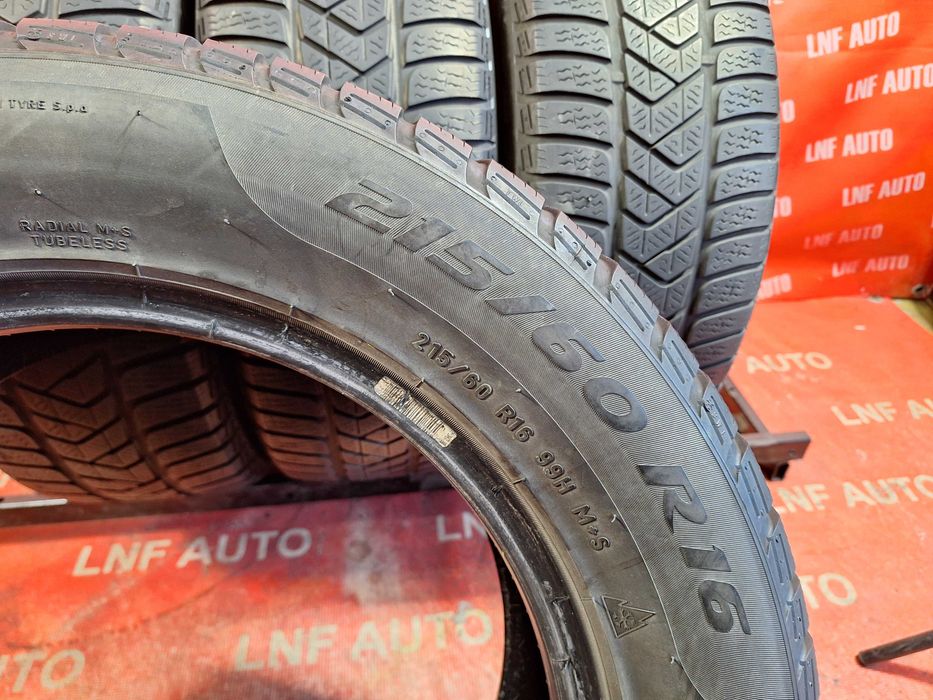 Anvelope de IARNA - 215/60/16 - PIRELLI - 5.35 MM - DOT 2016 !