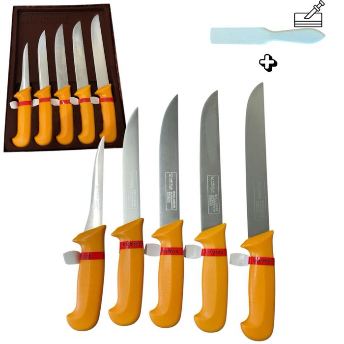Професионални месарски ножове 5 бр. STAHLMAYER