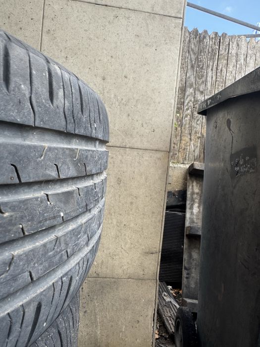 Jante tablă cu anvelope continental vw/skoda/seat R16