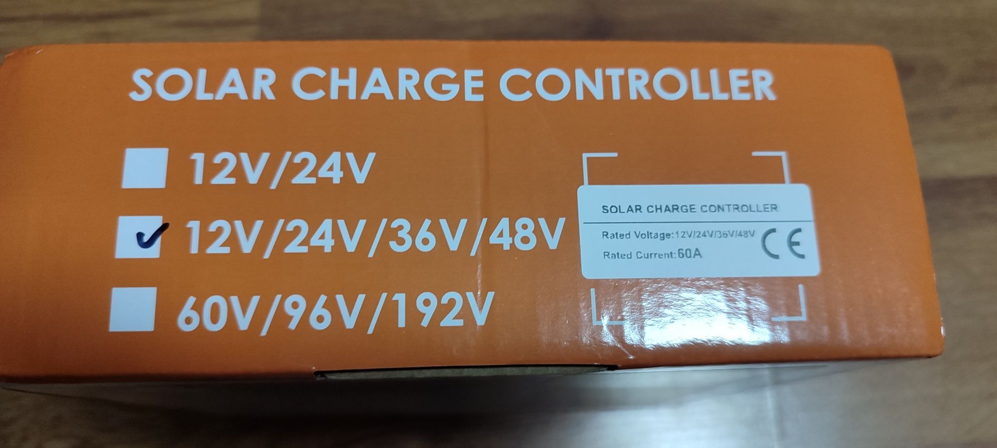 MPPT соларен контролер 12v/24v/36v/48v 60A
