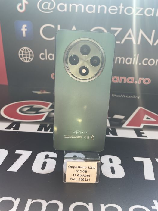 Amanet ozana vinde telefon OPPO RENO 12FS 512 GB memorie si 12Gb RAM