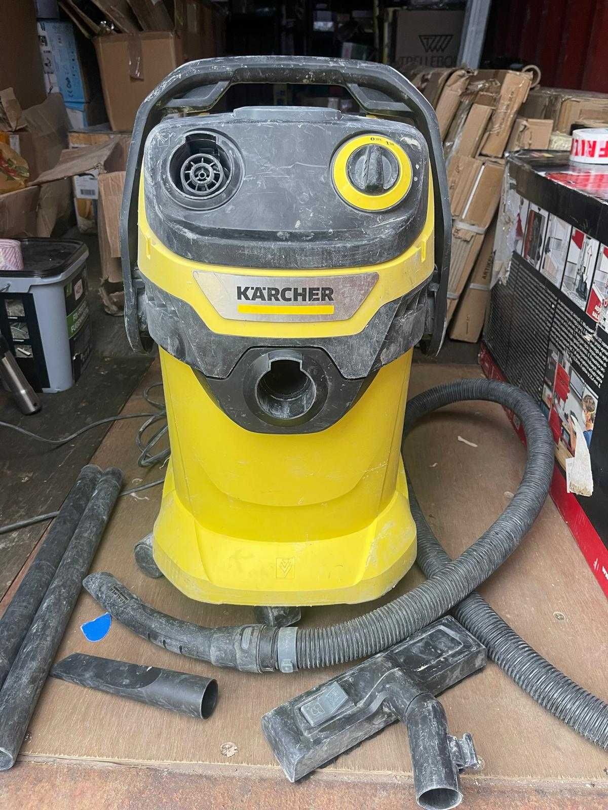 Kärcher WD 5 V-25/5/22 + accesorii, utilizat, functioneaza perfect