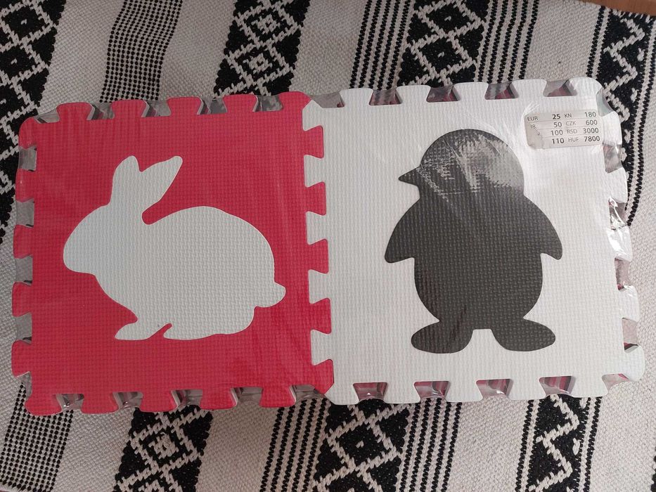 NOU Covor moale tip puzzle bebe, Pepco