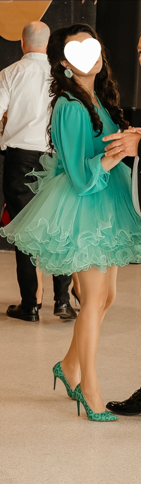 Fusta tulle verde menta