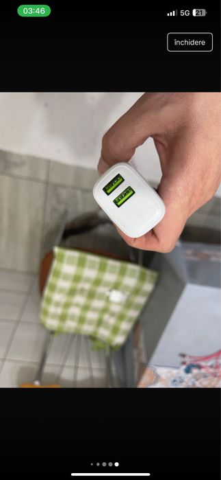 Incatcator nou Iphone plus alte 2 mufe. Cu led uri