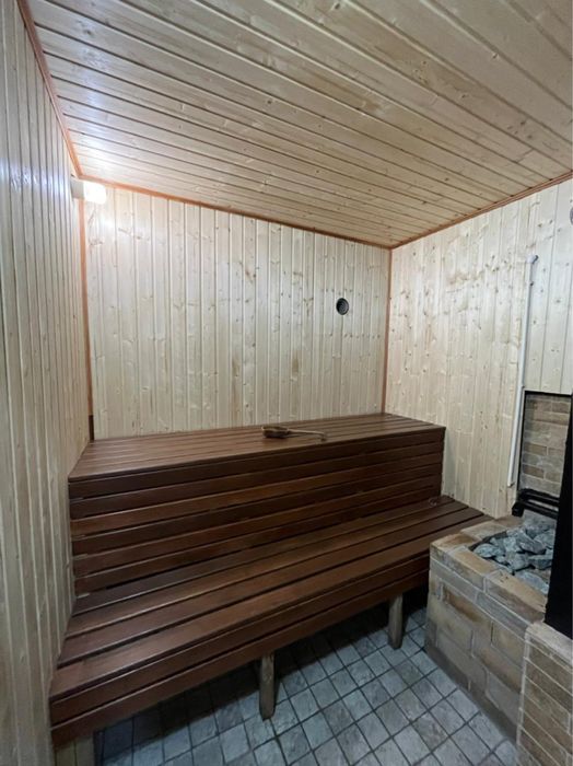 Баня на дровах на кубанской