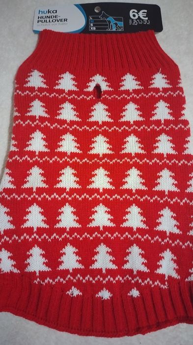 Коледни дрехи за кучета и купички