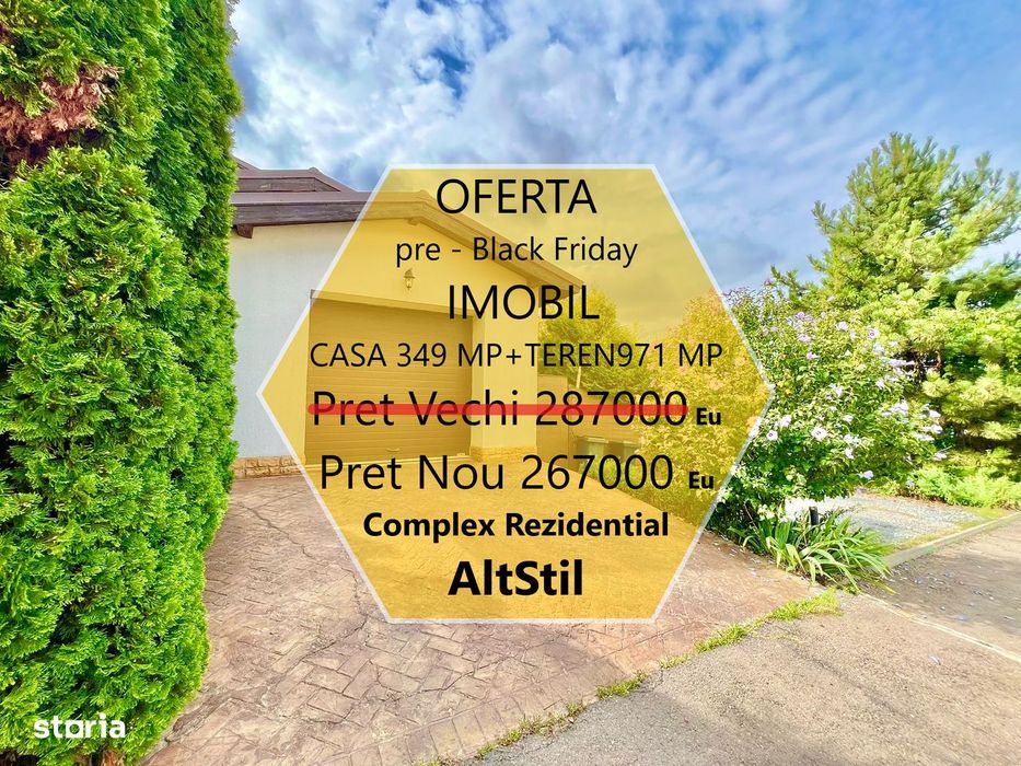 Reședință Spațioasă de Vânzare – Complex AltStil -Aprox. 1000 mp Teren