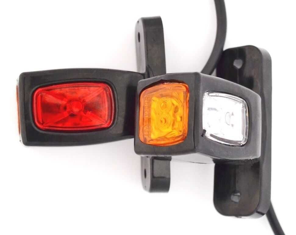 1 бр. ЛЕД LED диодни рогчета с три светлини за камион , бус , 12-24V