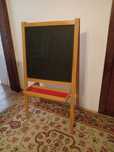 Tabla din lemn cu doua fete, Ikea(pt toate varstele) artistic, vintage