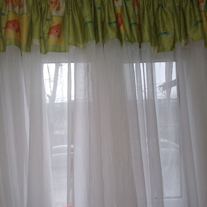 Perdea voal cu bordura 7.8m