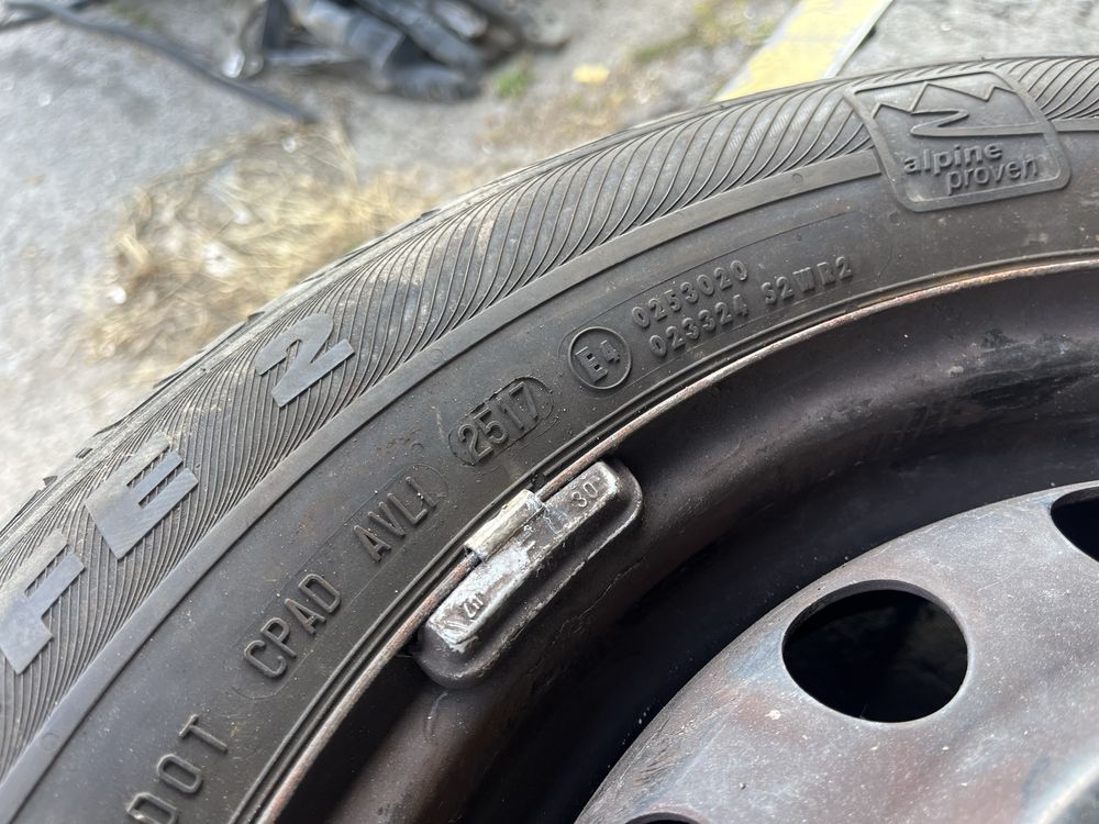 2 бр.  железни джанти 15” с гуми 5x114,3 5,5J за Hyundai KIA