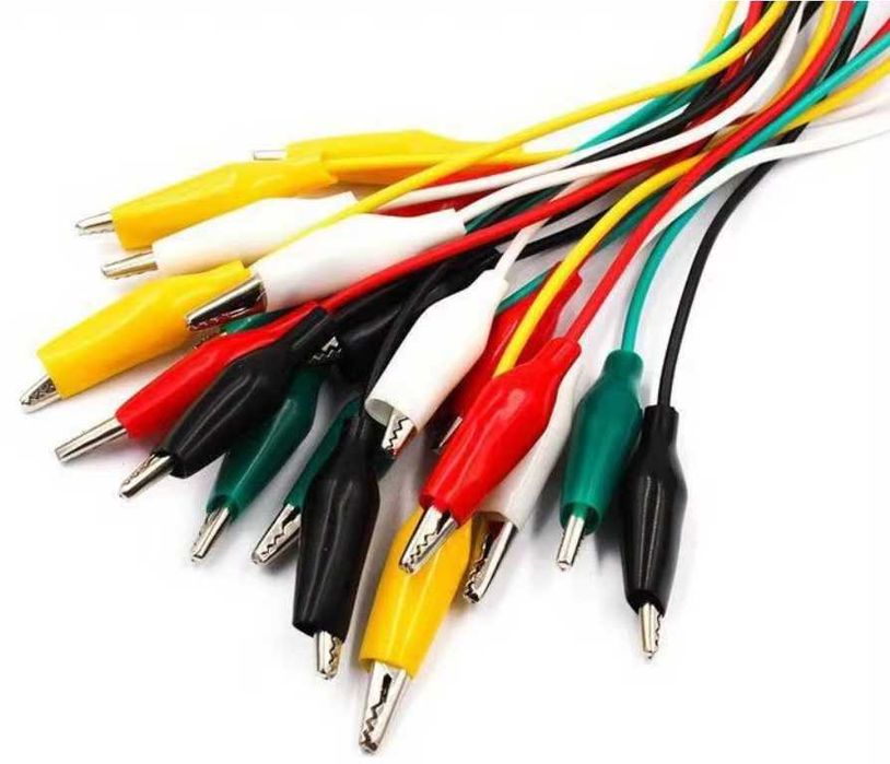 Продам новые двусторонние зажимы типа крокодил/крокодил 50 см