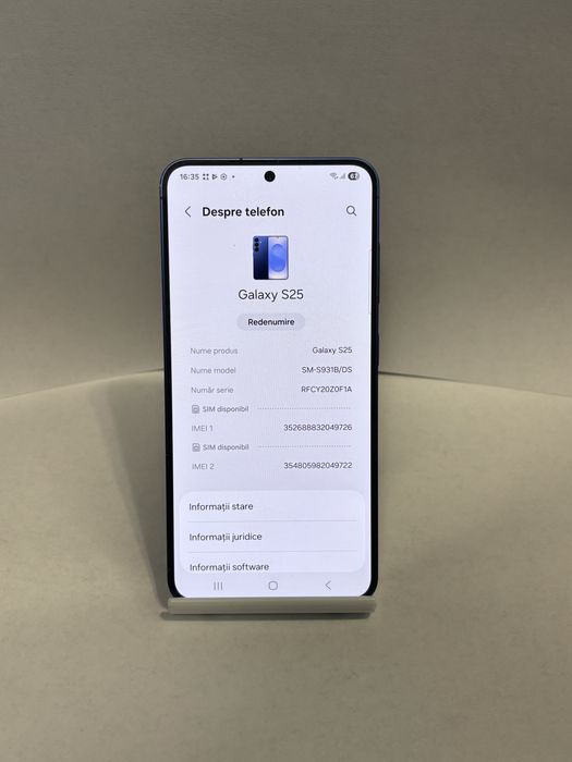 MDM vinde: Samsung S25, 128GB, Navy.