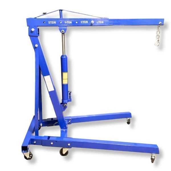 Хидравличен кран за двигатели тип жираф 2 т сгъваем kbglobal