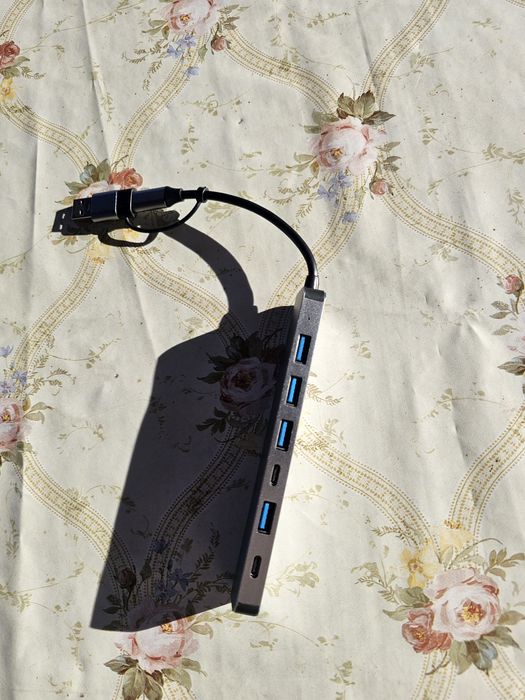 Hub USB 7 in 1 + 2x USB C