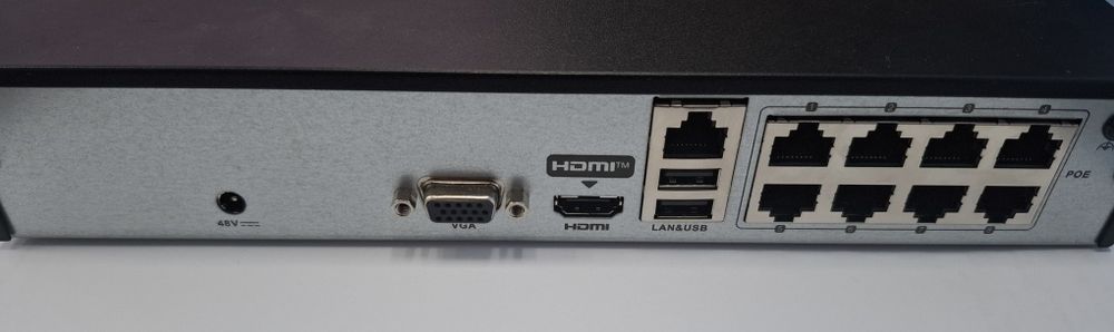 Hikvision NVR видеорекордер DS-7108NIQ1/8P вграден POE НОВИ!