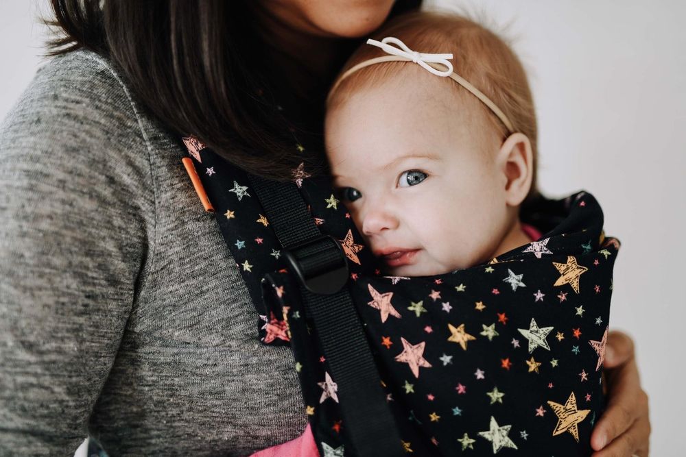 Tula baby free to grow rainbow stars