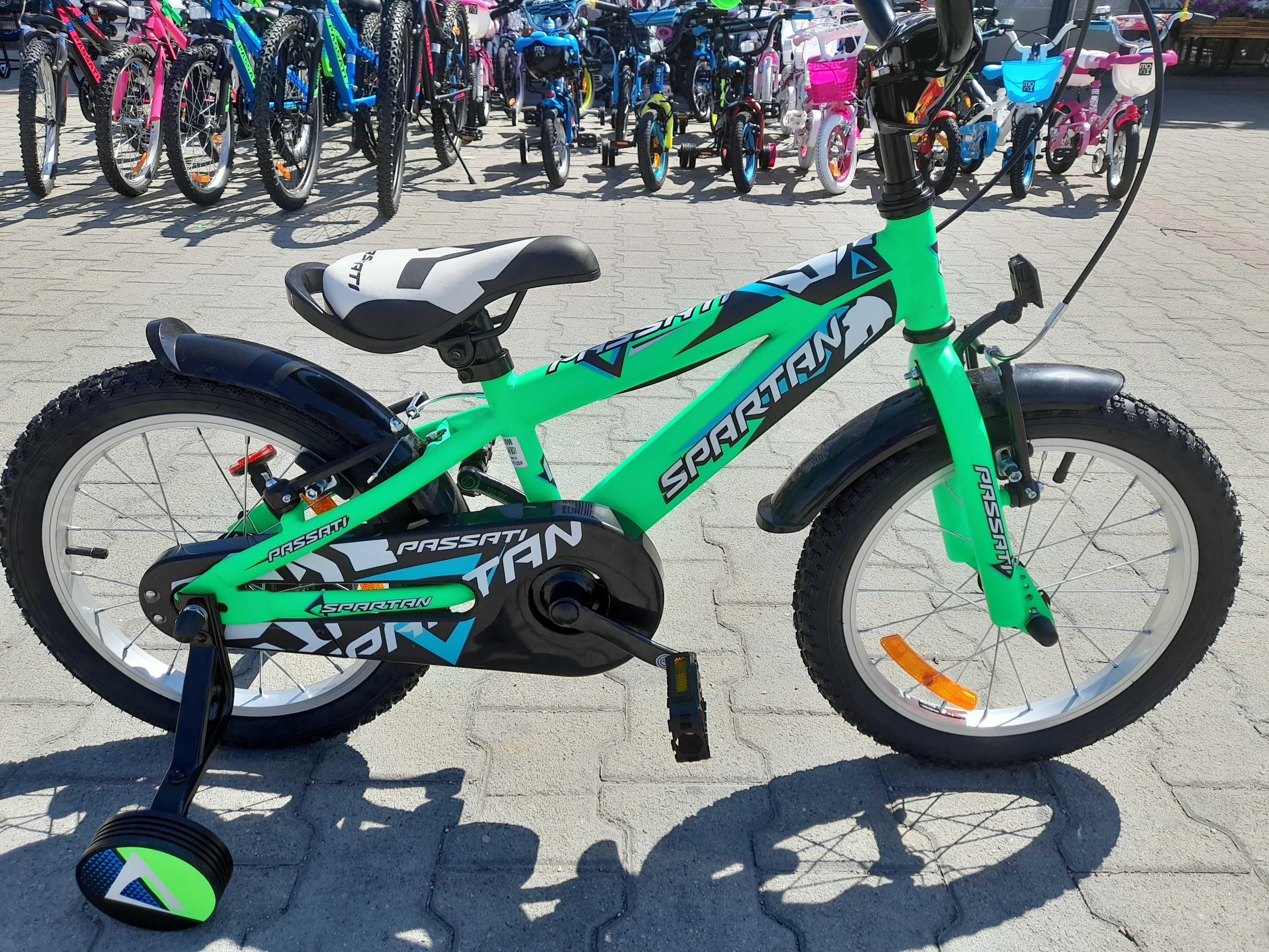 PASSATI Детско колело 16" SPARTAN зелен