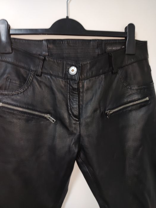 Pantaloni piele naturala