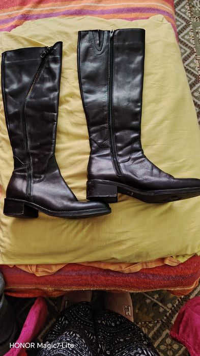 Cizme lungi piele naturala, 40 se potrivesc și la 39