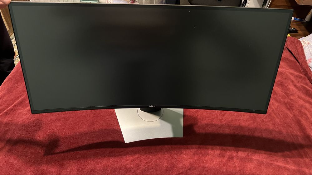 Monitor LED IPS Dell 34", Curbat, UWQHD, Argintiu/Negru, U3419W