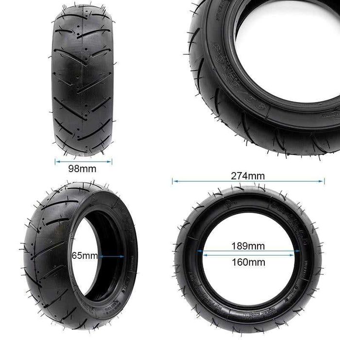 Cauciuc tubeless pentru trotineta electrica 90/65-6 (11 inch)