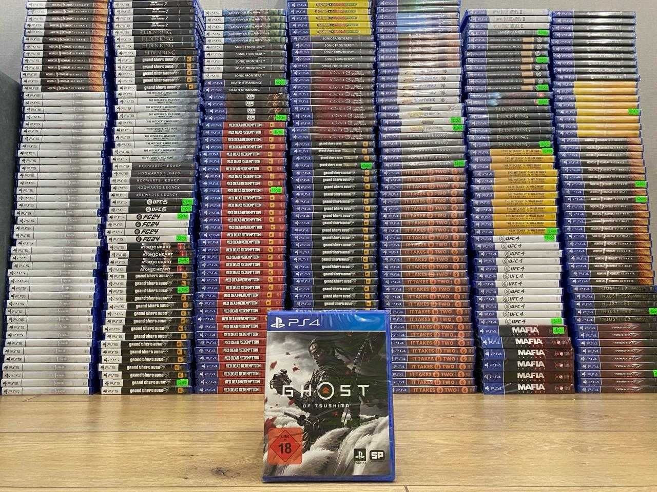 Новый диск Призрак Цусимы PS4/PS5 Большой Выбор Игр