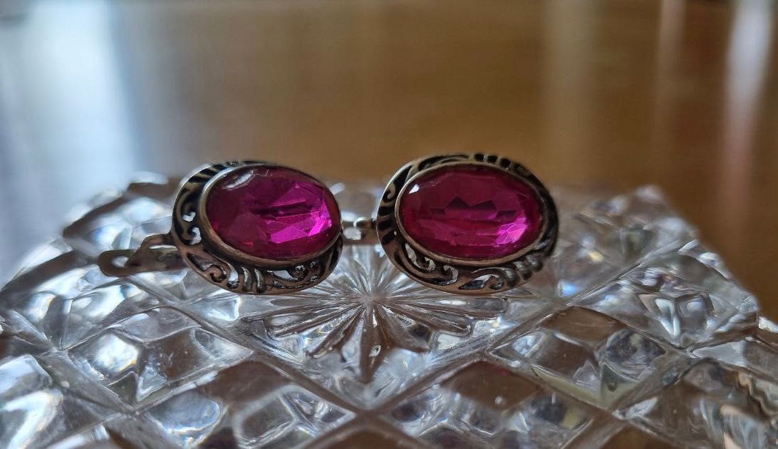 Изысканные серебряные серьги 925 пробы