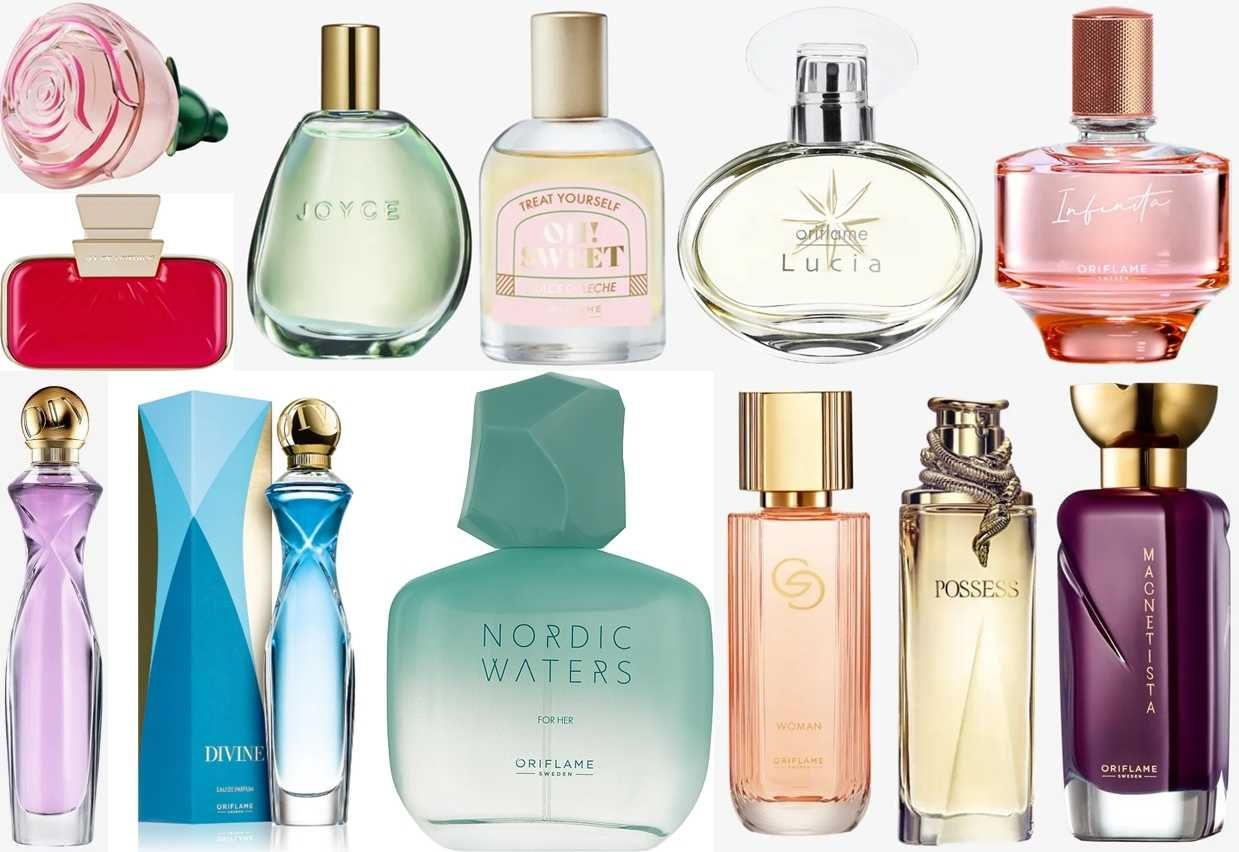 Налични парфюми, тоалетни води  от Avon, Oriflame