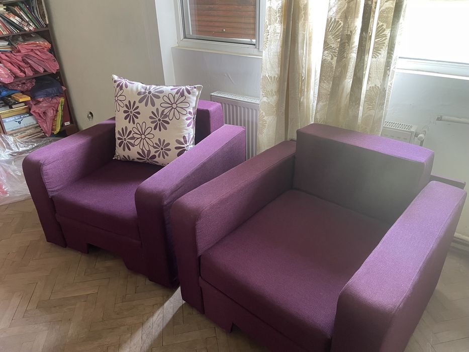 Canapea extensibila si fotolii extensibile, stare f buna, Ploiesti