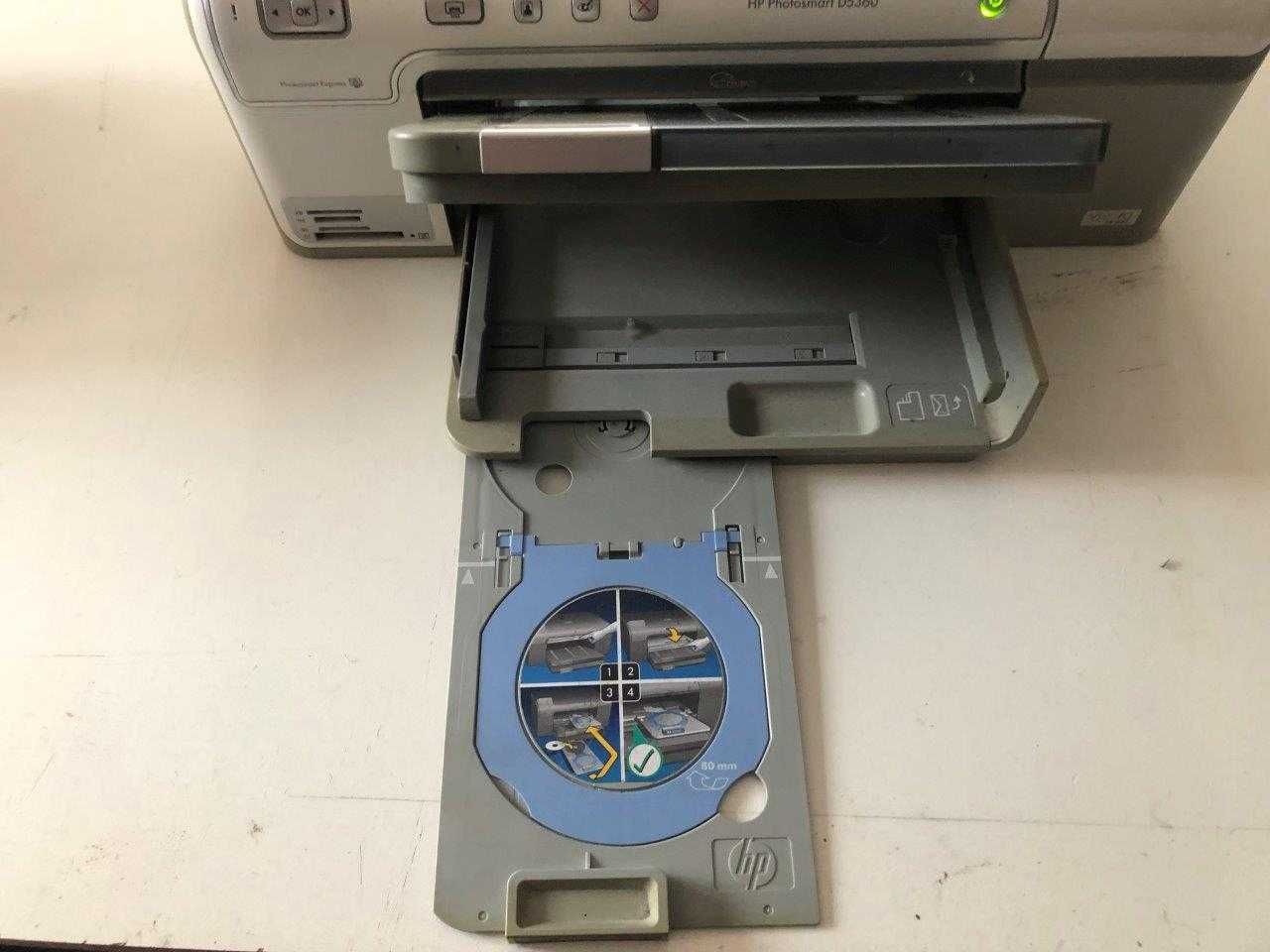Imprimanta HP Photosmart D5360 - Print pe CD, DVD - print fata-verso