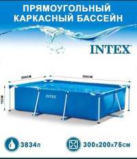Каркасный бассейн intex 3.0М