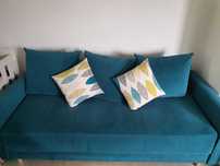 Canapea extensibila turcoaz 215*95