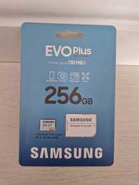 Card Samsung EVO Plus 2021 R130 microSDXC 256GB U3 A2 Clasa 10,sigil