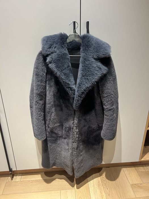 Дубленая шуба бренд премиум линия massimo dutti uterque