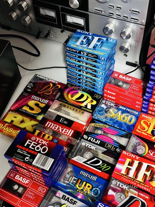 Lot de casete sigilate de calitate-Maxell,Sony,TDK,Fuji,Scotch,Philips